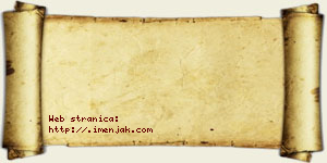 Anita Bjelogrlić vizit kartica